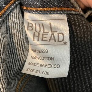 Bullhead Men's Blue and Black Jeans